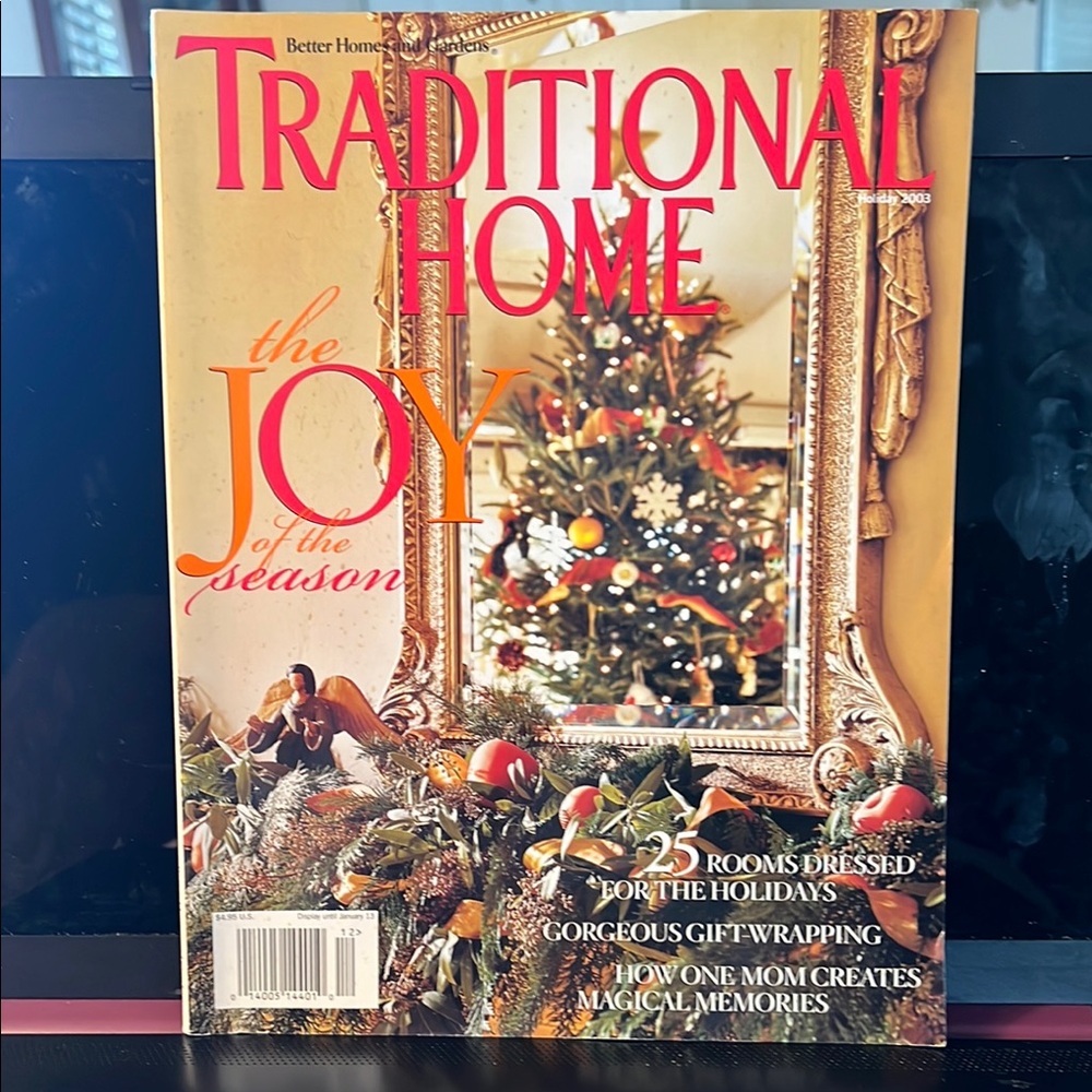 Traditional Home Magazine The Joy Of The Season Holiday 2003